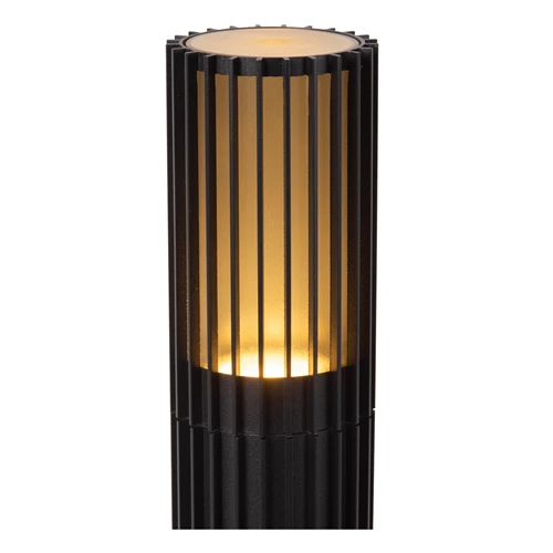 Lucide TIMBALA - Sokkellamp - 1xGU10 - IP44 - Zwart | Essential - detail 1